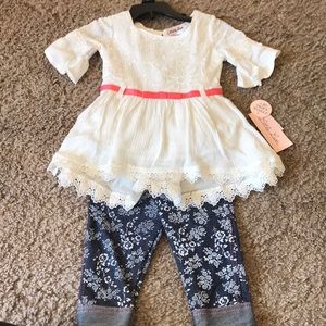 Twelve month 2 piece Capri set